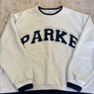 PARKE Varsity sweatshirt
Blue/Gray
SOLD OUT
Size XXL